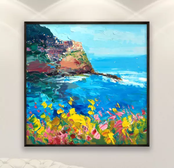 Manarola Painting