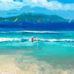 Detail of Beach Painting