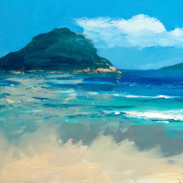 Beach Painting Detail 2