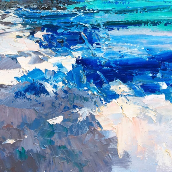 Beach painting detail 3
