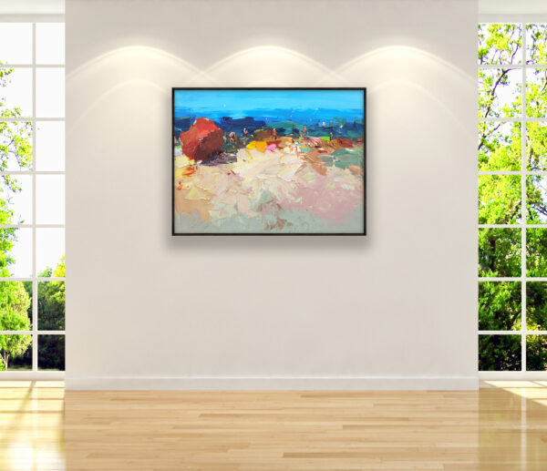 Beach Painting on Canvas