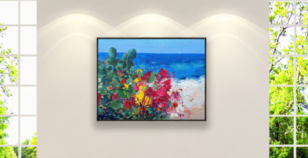 Beach Painting on Canvas