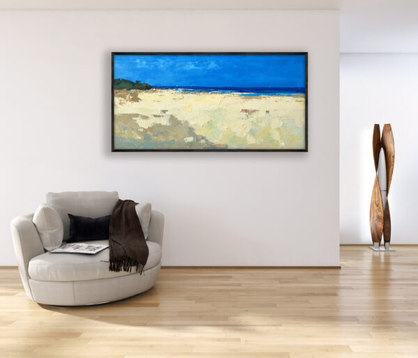 Beach Painting on Canvas