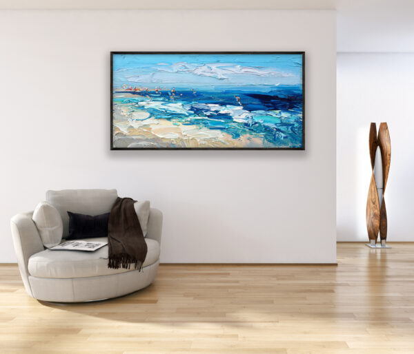 Beach Painting on Canvas