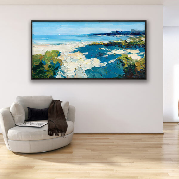 Beach Painting on Canvas