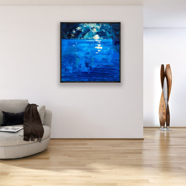 Blue Grotto Painting on Canvas