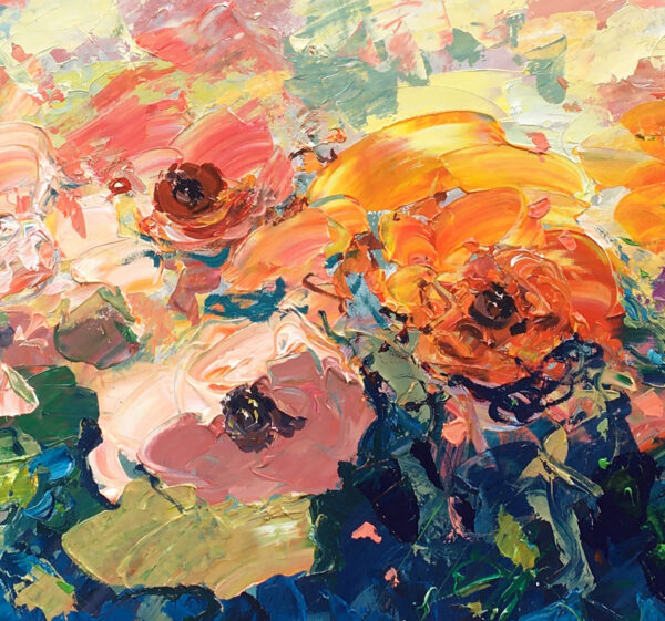 Flowers Painting Detail 1