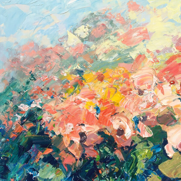 Flowers Painting Detail 2