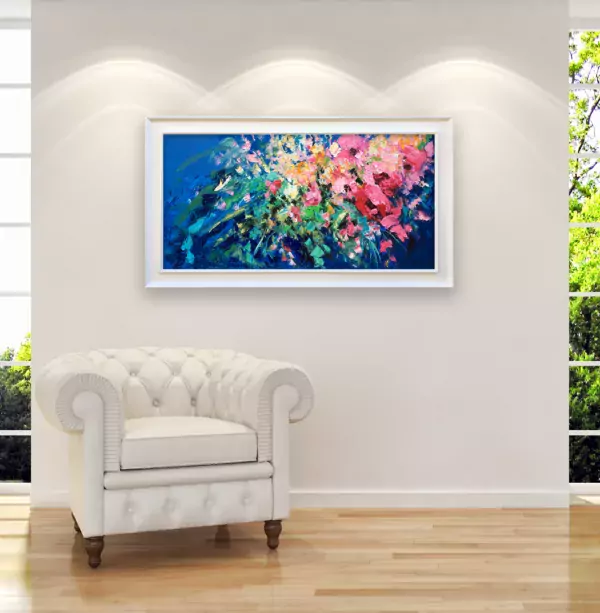Flowers Painting on Canvas