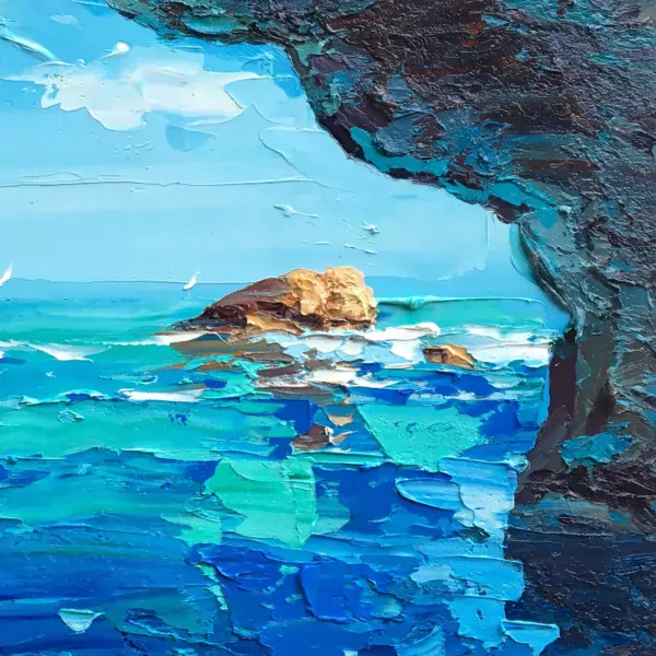 Grotta Azzurra Painting Detail 3