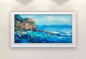 Manarola Painting