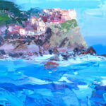 Detail of Manarola Painting