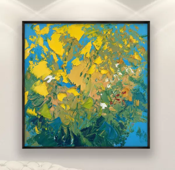 Mimosa Painting