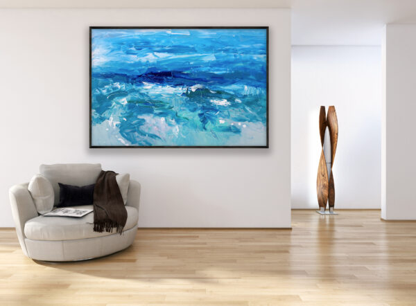 Ocean Painting on Canvas