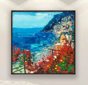 Positano Painting