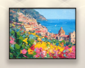 Positano Painting