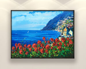 Positano Painting