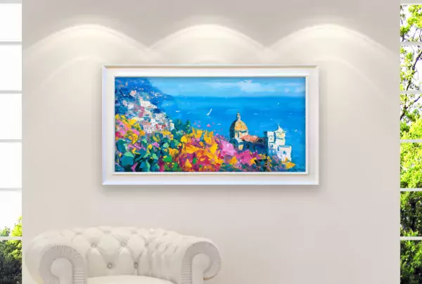 Positano Painting on Canvas