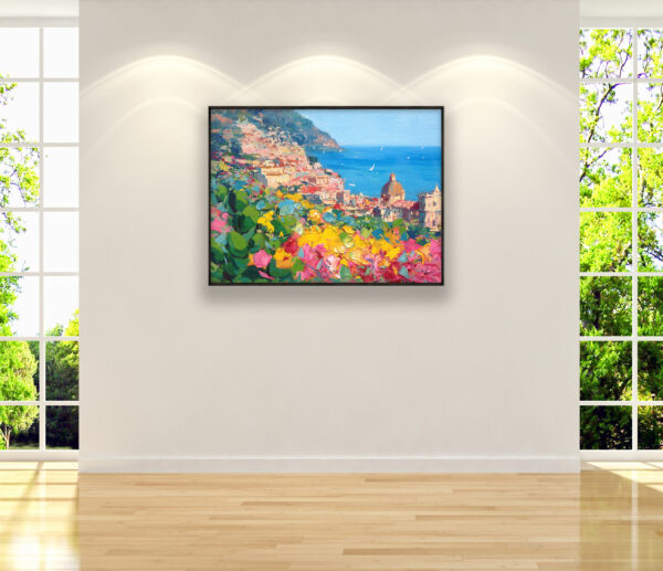 Positano Painting on Canvas