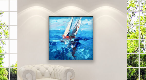 Sailboats Painting