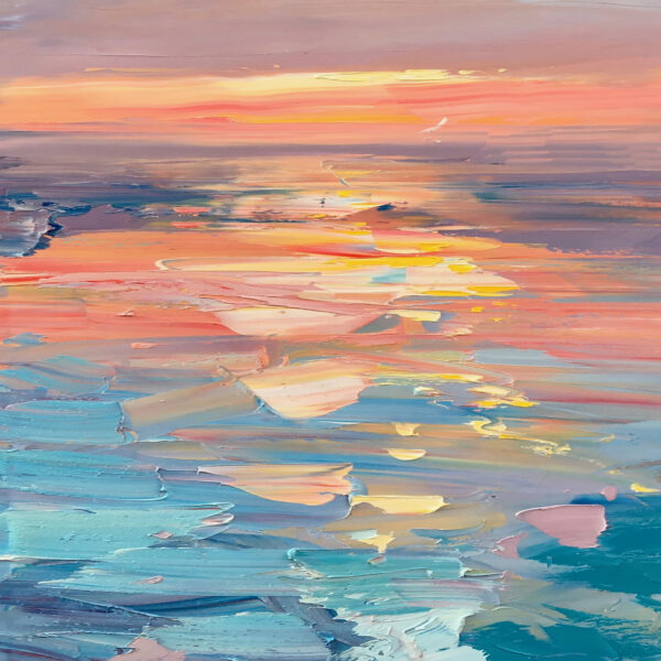Sunset painting detail 1