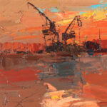 Sunset Painting Detail 2
