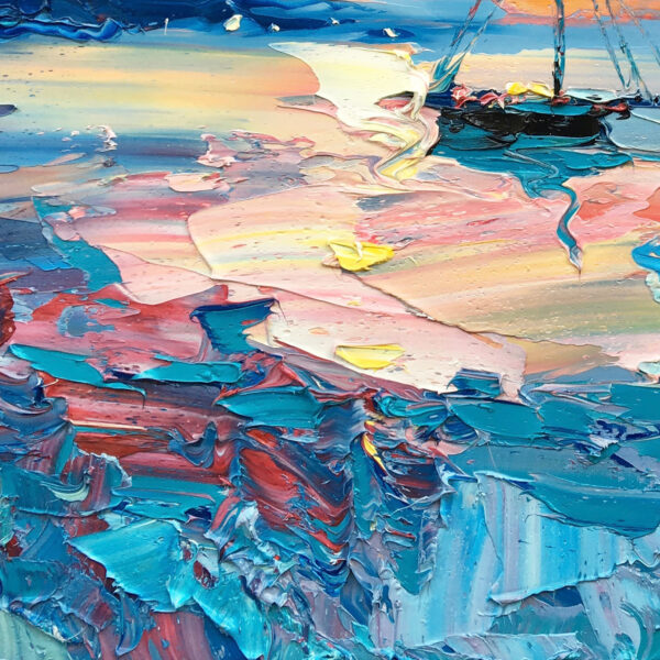 Sunset Painting Detail 2