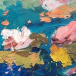 Detailed closeup of the Painting