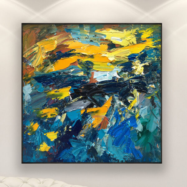 Abstract Painting on Canvas