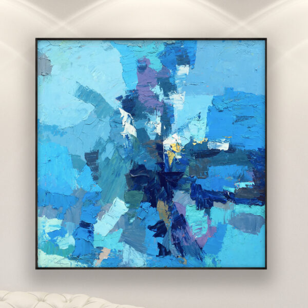 Abstract Painting on Canvas