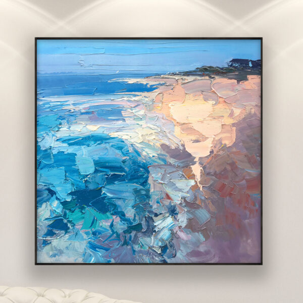 Beach Painting on Canvas