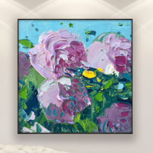 Flowers Painting on Canvas