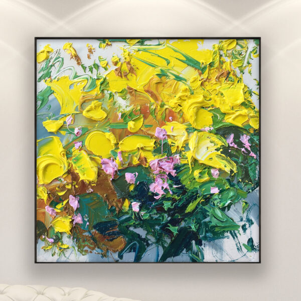 Flowers Painting on Canvas