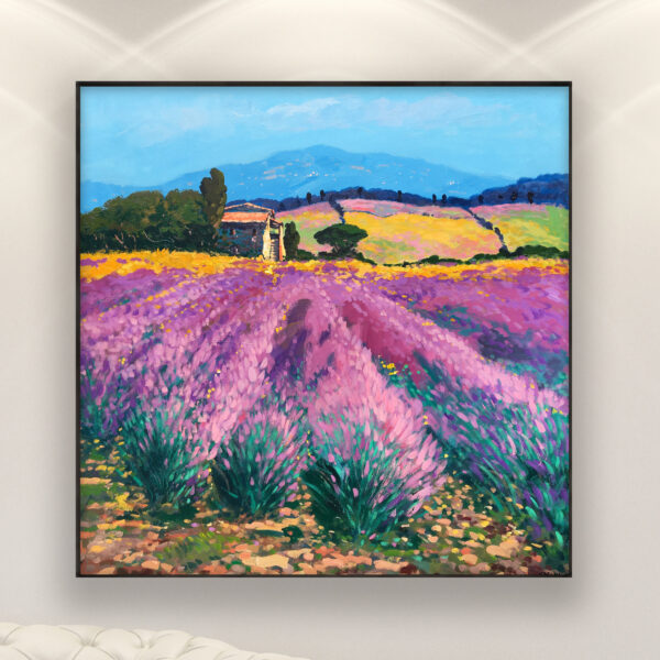 Lavender Painting on Canvas