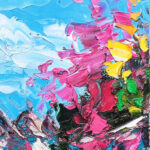 Detail of Alberobello Puglia painting