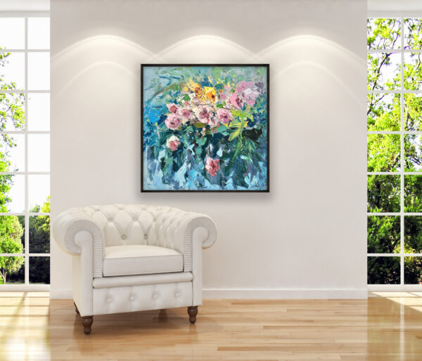 Flowers Painting on Canvas