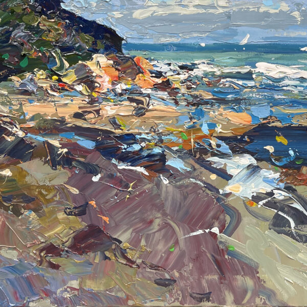Beach Painting Detail 3