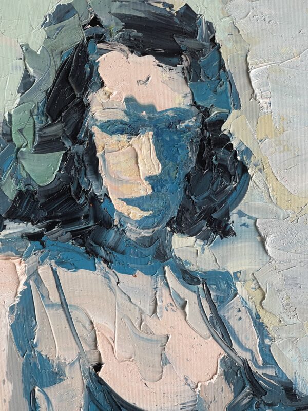 Woman Painting Detail 1