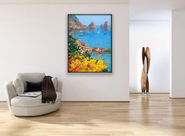Capri Painting on Canvas