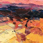 Detailed closeup of the painting