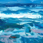 Detailed closeup of Ocean Painting 1