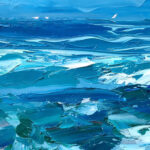 Detailed closeup of Ocean Painting 3